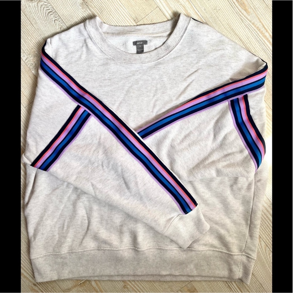 Aerie Retro Striped Crewneck Sweatshirt